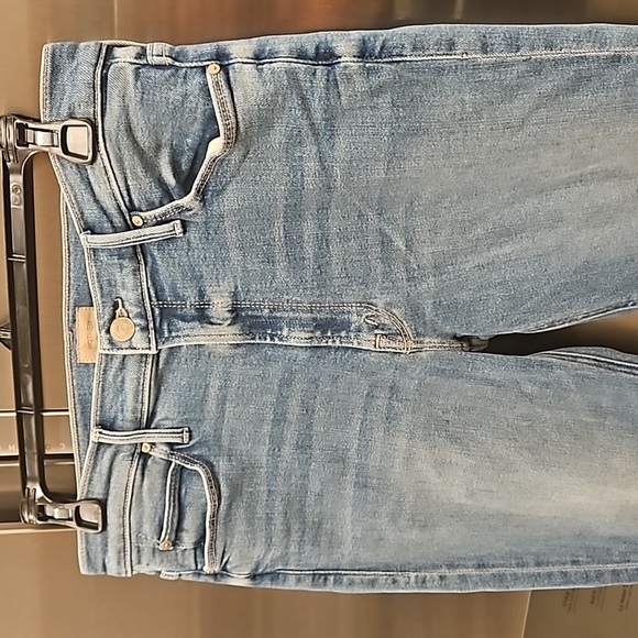 💕MOTHER💕 Mid Rise Dazzler Ankle Fray Jeans - Riding The Cliffside 30 NWOT - Picture 14 of 16